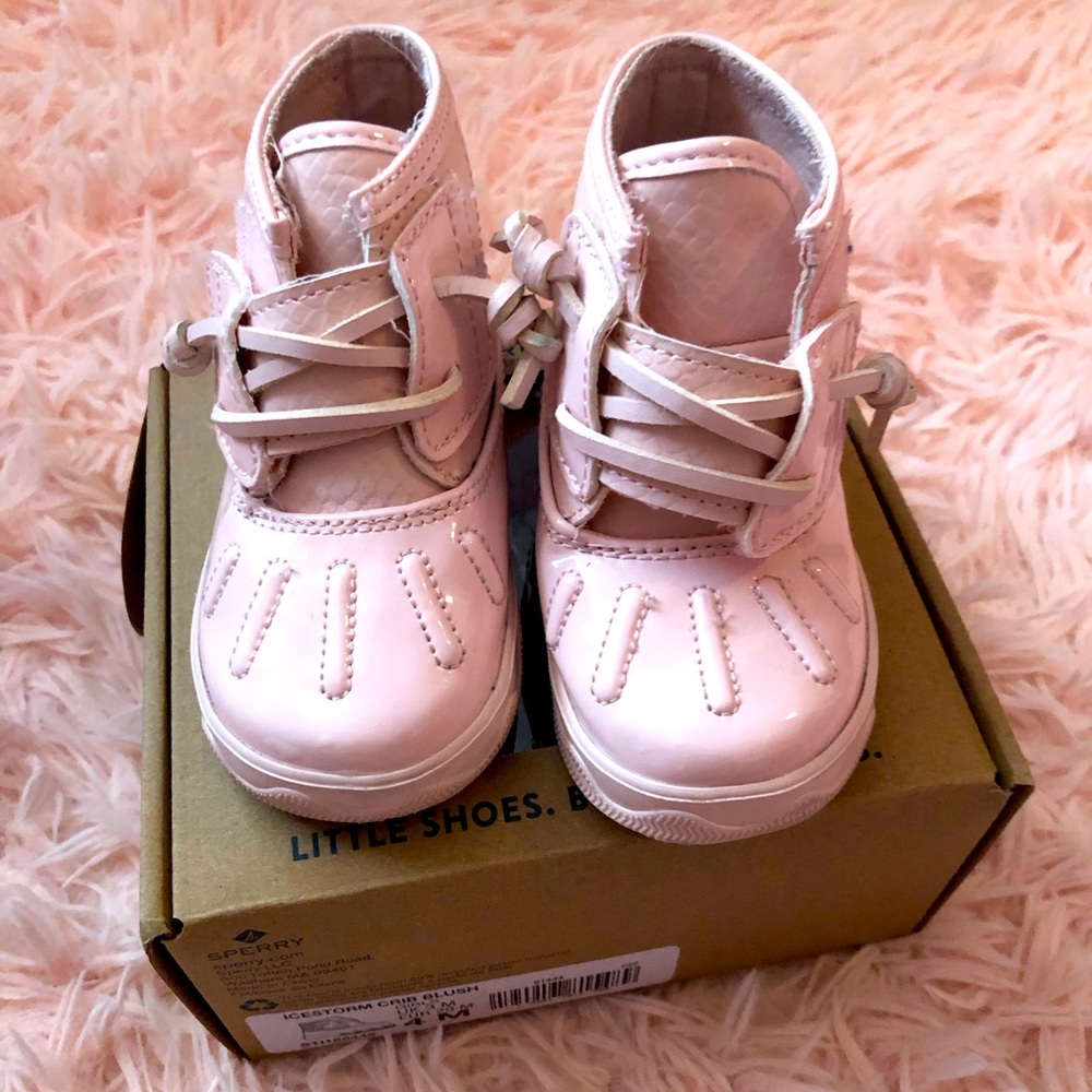 Sperry rain boots size toddler 4